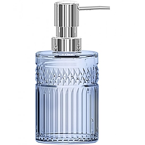 Porta Sabonete Palace 300ml 7x16cm Azul Luster